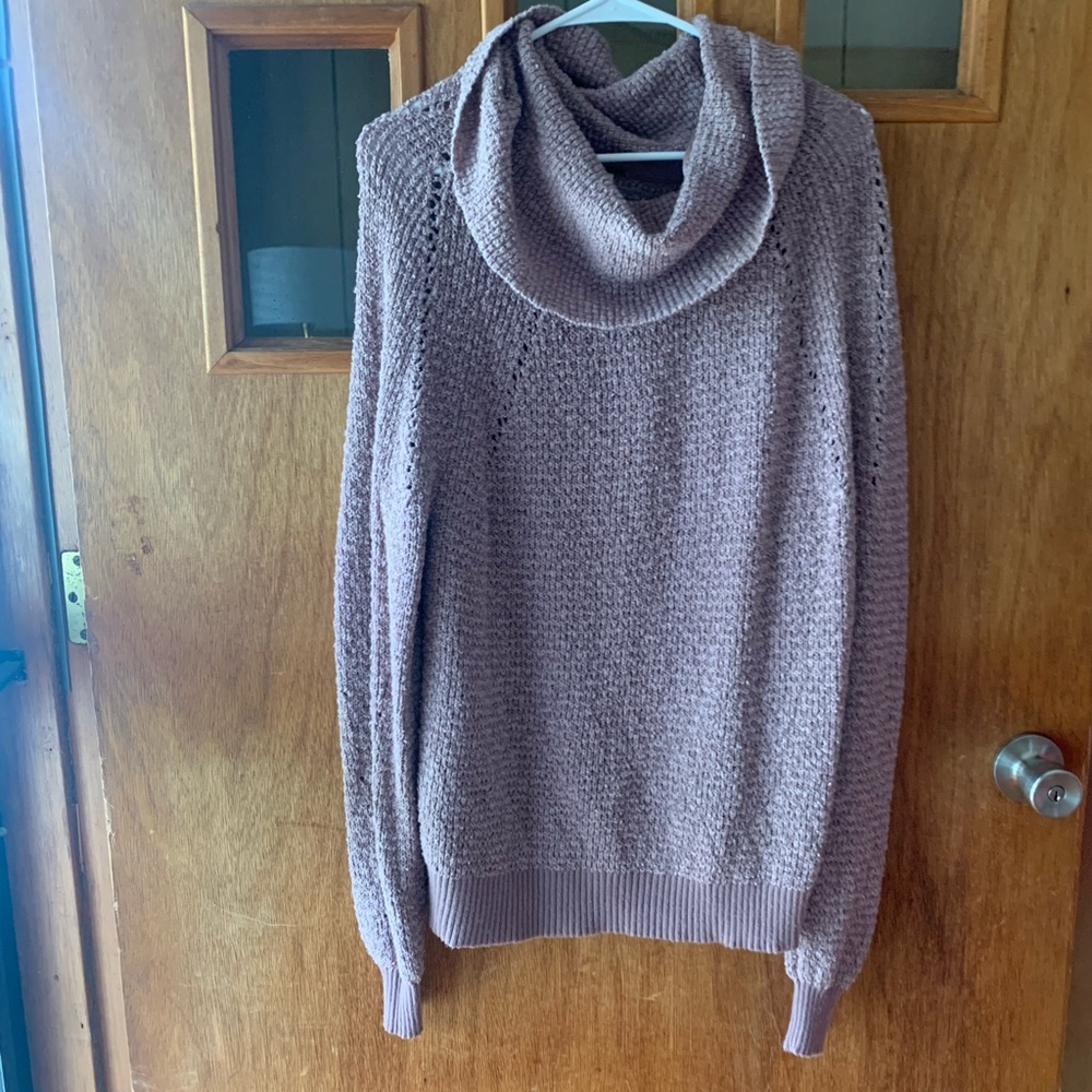 Free People By Your Side Sweater in Muave Small - Picture 5 of 12